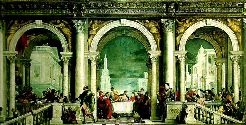 Paolo  Veronese feast in the house of levi China oil painting art